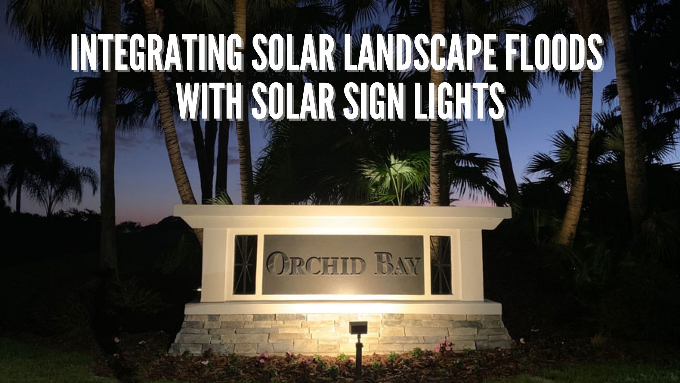 Solar landscape shop flood lights